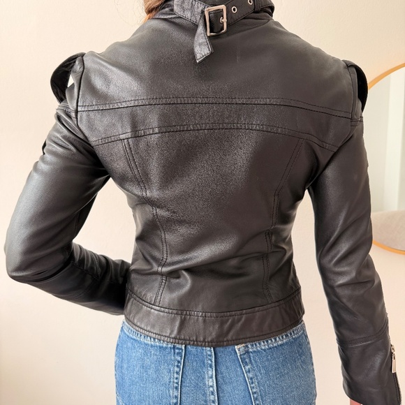 100% Leather Jacket XS - Buttery Soft & Fitted - Picture 3 of 4